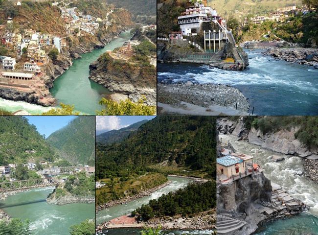 The famous Panch Prayag of Uttarakhand state